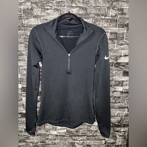 Nike Black Quarter-Zip Performance Top
